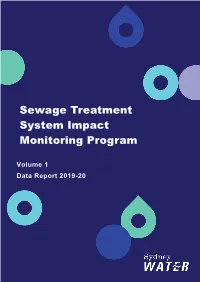 Sewage Treatment System Impact Monitoring Program
