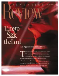 An Appeal from the Editors