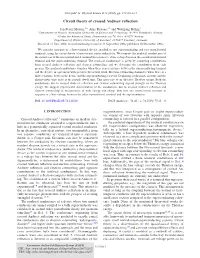 Circuit Theory of Crossed Andreev Reflection Physical Review B 74, 214510 ͑2006͒