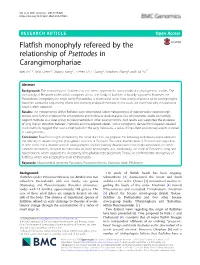 Flatfish Monophyly Refereed by the Relationship of Psettodes In