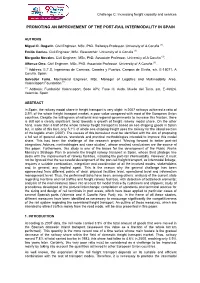 Promoting an Improvement of the Port-Rail Intermodality in Spain