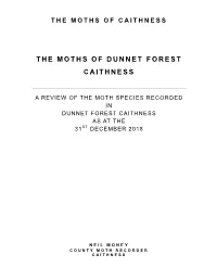 The Moths of Dunnet Forest Caithness