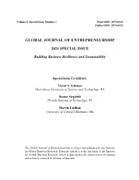 GJE Volume 5, Special Issue