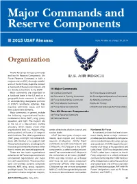 Major Commands and Reserve Components