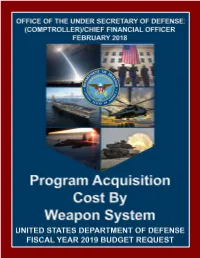 Program Acquisition Costs by Weapons System