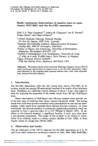 Radio Continuum Observations of Massive Stars in Open Cluster NGC 6231 and the Sco OBI Association