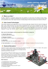Odor Control System