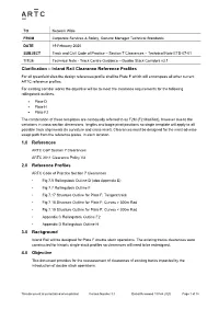 Track Centre Guidance – Double Stack Corridors V3.1 Clarification – Inland Rail Clearance Reference Profiles