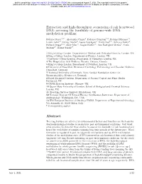 Assessing the Feasibility of Genome-Wide DNA Methylation Profiling