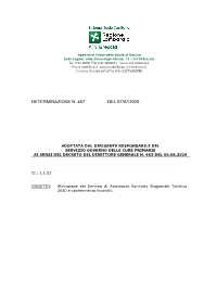 Determinazione N. 457 Del 07/07/2020