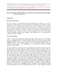Story and Vision: Exploring the Use of Stories for Growth in the Life of Faith.” AXIS: Journal of Lasallian Higher Education 8, No
