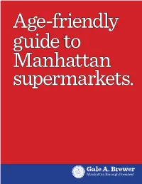 Age-Friendly Supermarket Guide