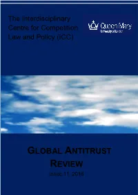Global Antitrust Review Issue 11, 2018
