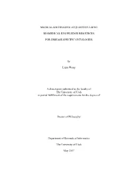 Medical Knowledge Acquisition Using Biomedical
