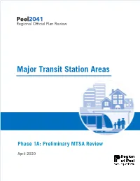 Phase 1A: Preliminary MTSA Review