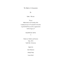 The Highway to Segregation by Sabre J. Rucker Thesis Submitted to The