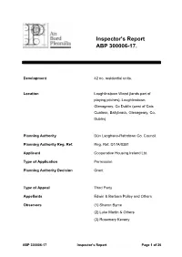 Inspector's Report ABP 300006-17