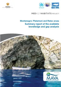Summary Report of the Available Knowledge and Gap Analysis