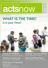 WHAT IS the TIME? Is It Your Time?