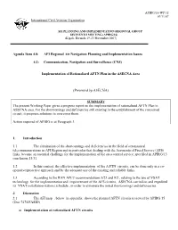 AFI Regional Air Navigation Planning and Implementation Issues