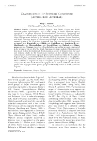 Classification of Subtribe Conyzinae (Asteraceae:Astereae)