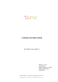 Coffee Filter Paper