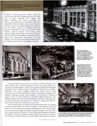 Evolution of American Movie Theaters. the Files Include More Than 24,000 Images and Some 315 Linear Feet of Paper Materials
