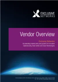 Vendor Overview