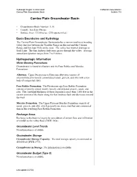 B118 Basin Boundary Description 2003