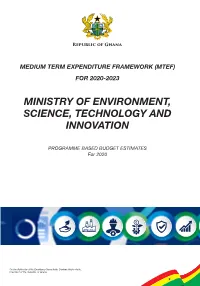 Ministry of Environment, Science, Technology and Innovation