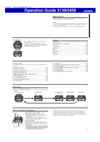 Operation Guide 3139/3456
