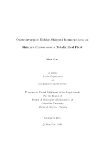 Overconvergent Eichler-Shimura Isomorphisms on Shimura Curves Over a Totally Real Field
