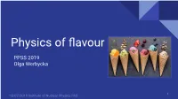 Physics of Flavour