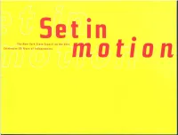 SET in MOTION : the New York State Council an the Arts