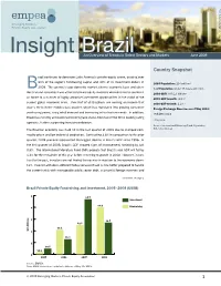 Brazilan Overview of Trends in Select Sectors and Markets June 2009