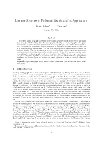 Laminar Structure of Ptolemaic Graphs and Its Applications