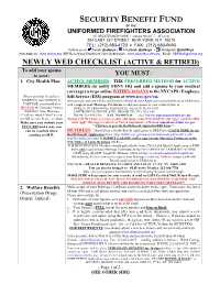 Newly Wed Checklist (Active and Retired)