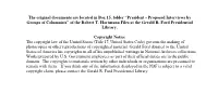 Proposed Interviews by Groups of Columnists” of the Robert T