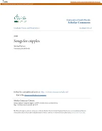 Songs for Cripples Michael Nelson University of South Florida