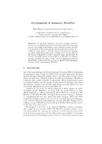 Development of Assamese Wordnet