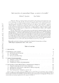 Ind-Varieties of Generalized Flags: a Survey of Results