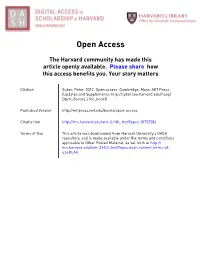 Open Access Publishing