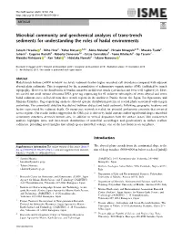 Microbial Community and Geochemical Analyses of Trans-Trench Sediments for Understanding the Roles of Hadal Environments
