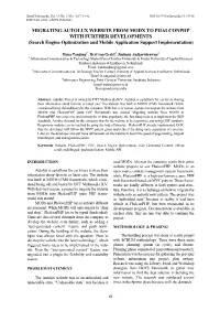 MIGRATING AUTOLUX WEBSITE from MODX to PHALCONPHP with FURTHER DEVELOPMENTS (Search Engine Optimization and Mobile Application Support Implementation)