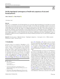 On the Topological Convergence of Multi-Rule Sequences of Sets and Fractal Patterns