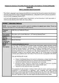 Proposal to Construct Three New Primary Schools in the Southern Taf Area of Rhondda Cynon Taf Welsh Language Impact Assessment