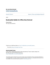 Bookmarklet Builder for Offline Data Retrieval