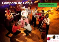 Compota De Cobla Dossier Didàctic Índex