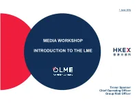 Media Workshop Introduction to The