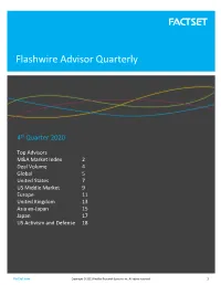 Flashwire Advisor Quarterly